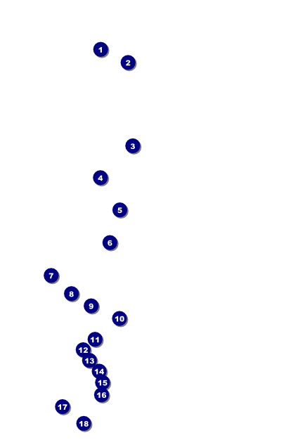 All Purpose Skyline Black and White  Poster Front Field Markers