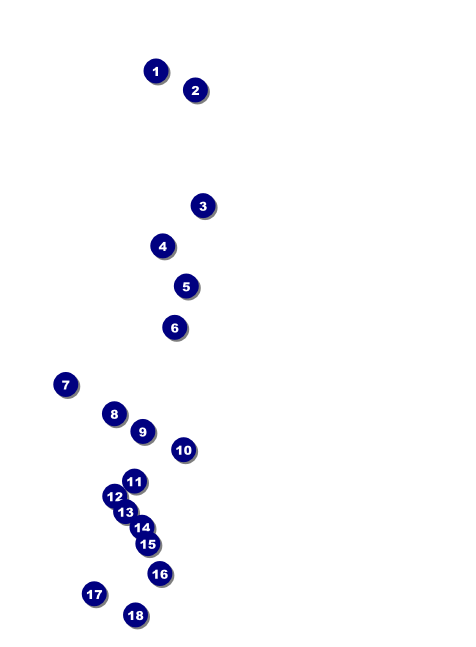 All Purpose Skyline Black and White  Invitation Front Field Markers