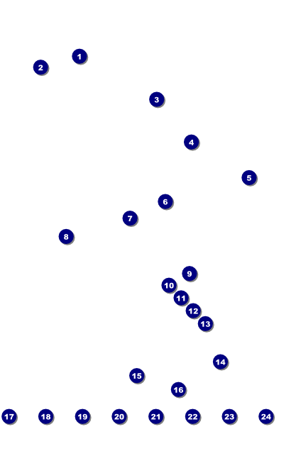 All Purpose Trees Black & White Image Poster Front Field Markers