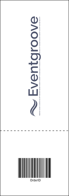 Street Fair Market Event Ticket Product Back