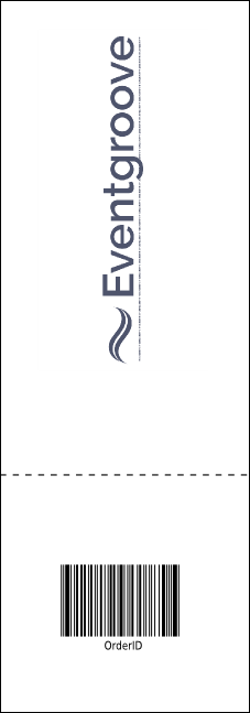 Music Festival Raffle Ticket Product Back