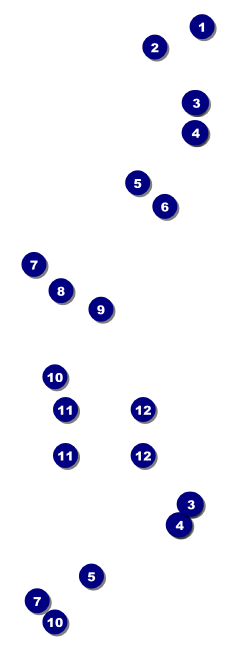 Rugby Tournament 2 Event Ticket Front Field Markers