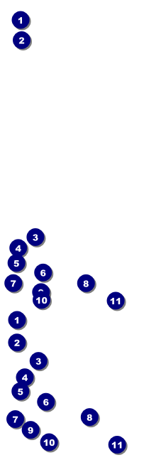 Night Club Neon Reserved  Event Ticket Front Field Markers