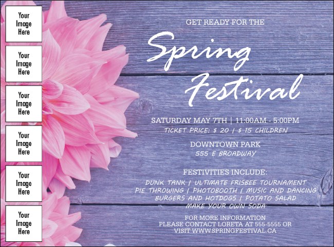 Spring Festival 2 Image Flyer Product Front