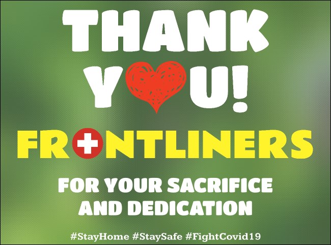 Thank You Heart Flyer Product Front